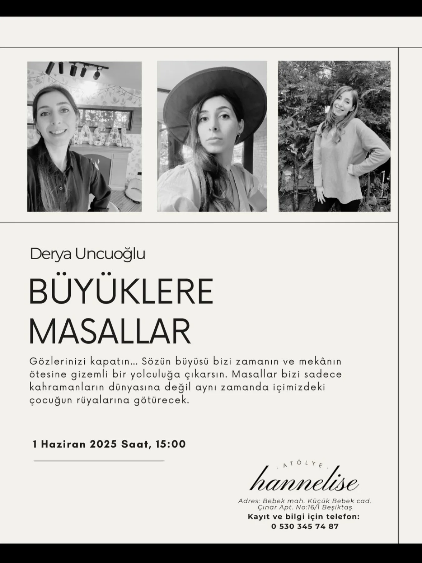 Büyüklere Masallar etkinliğinden bir anı